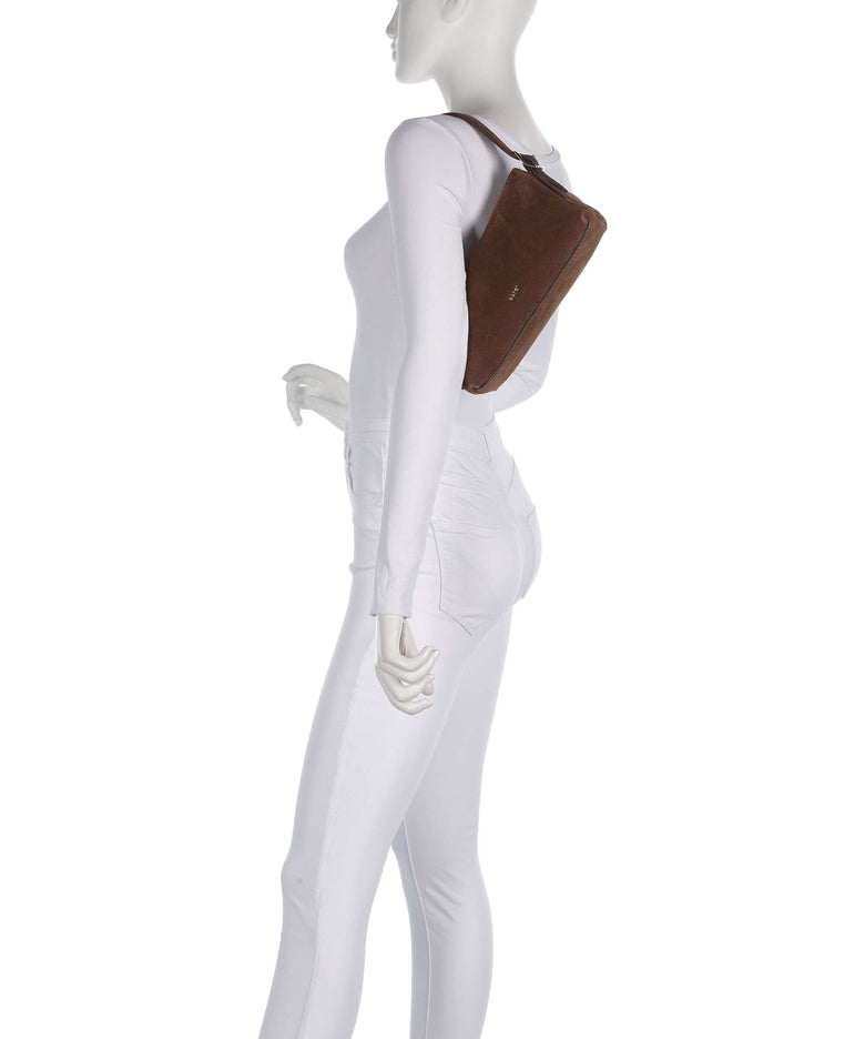 Abro Suede Carina Shoulder bag wood