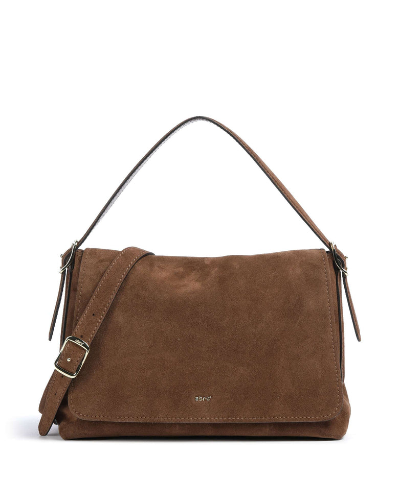 Abro Suede Carina Shoulder bag wood