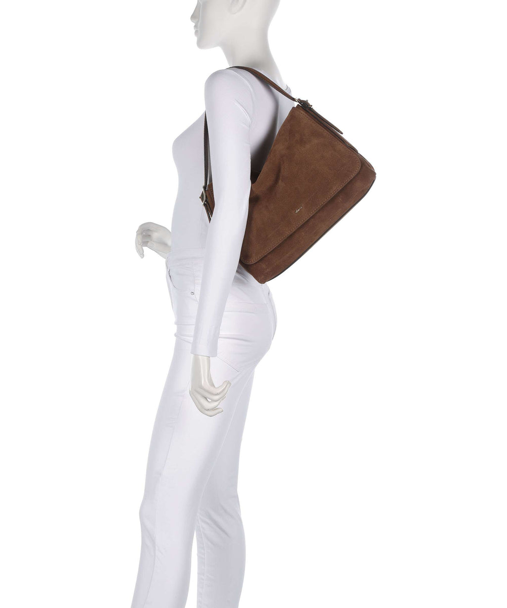 Abro Suede Carina Shoulder bag wood
