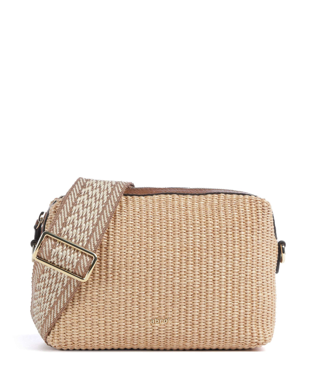 Abro Raffia Kaia Crossbody bag natural