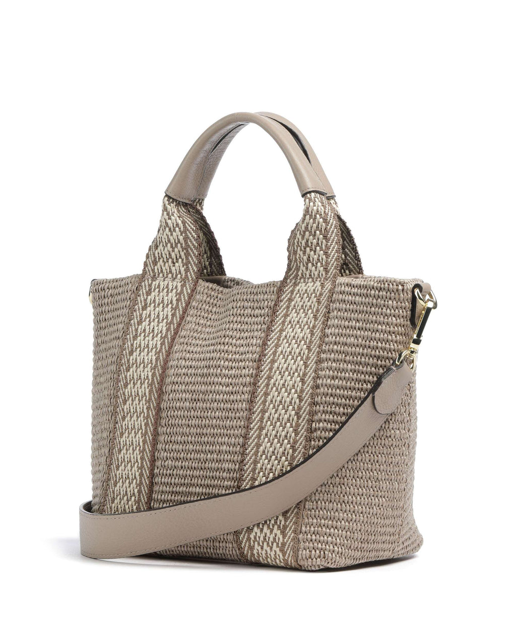 Abro Raffia Kaia Handbag siena