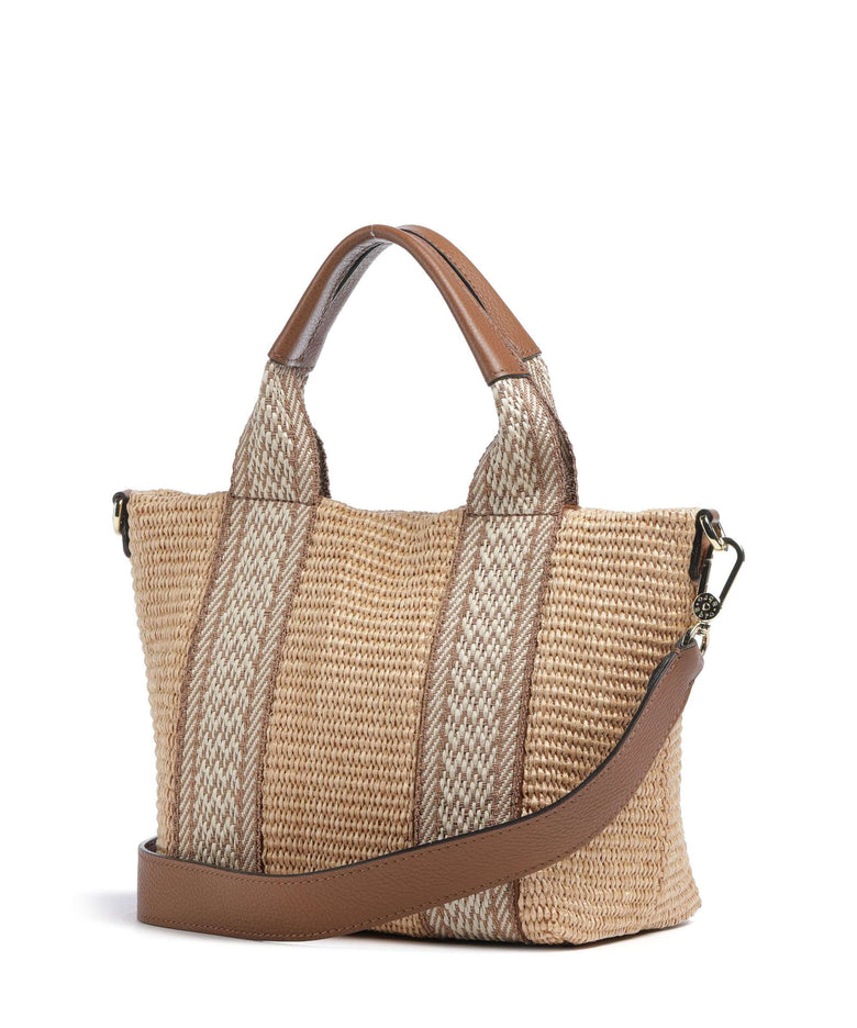 Abro Raffia Kaia Handbag natural