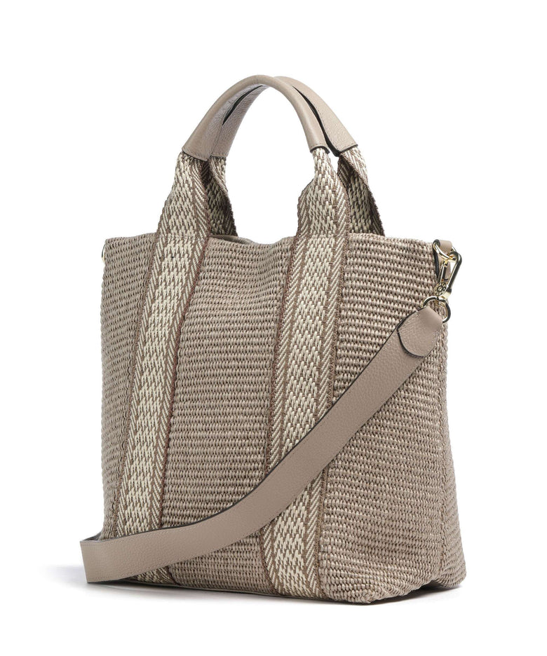 Abro Raffia Kaia Handbag siena