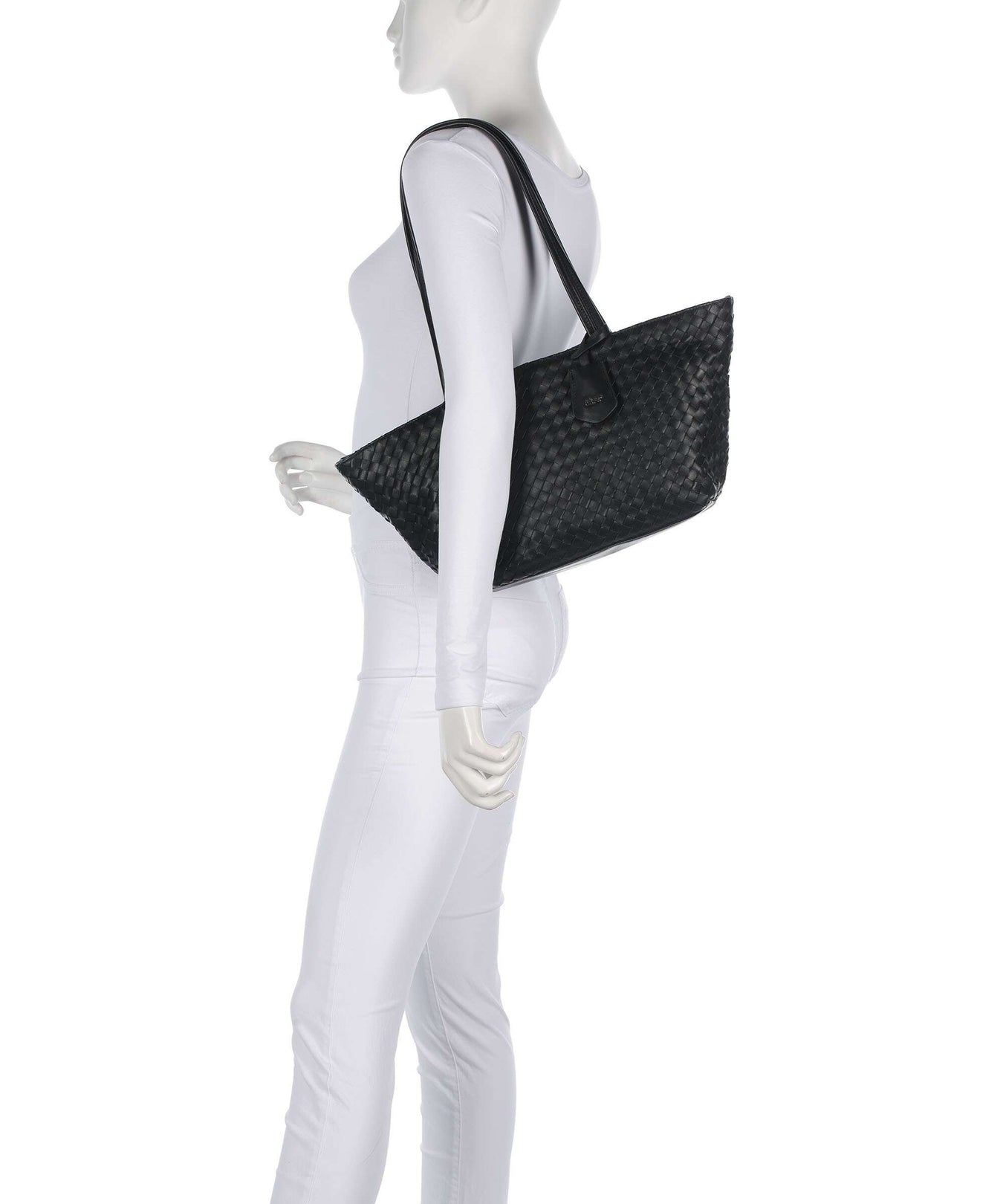 Abro Piuma Alba Shoulder bag black/nickel