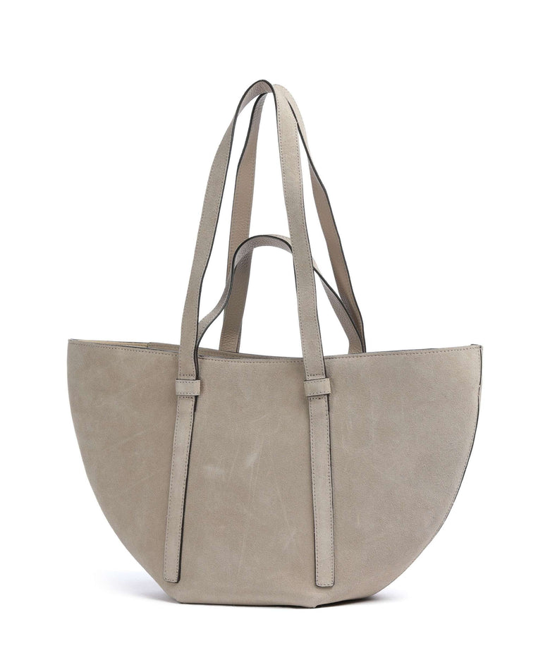 Abro Suede Cosmo Medium Tote bag siena