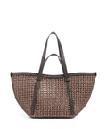 Abro Raffia Cordino Cosmo Large Tote bag caramel/cognac