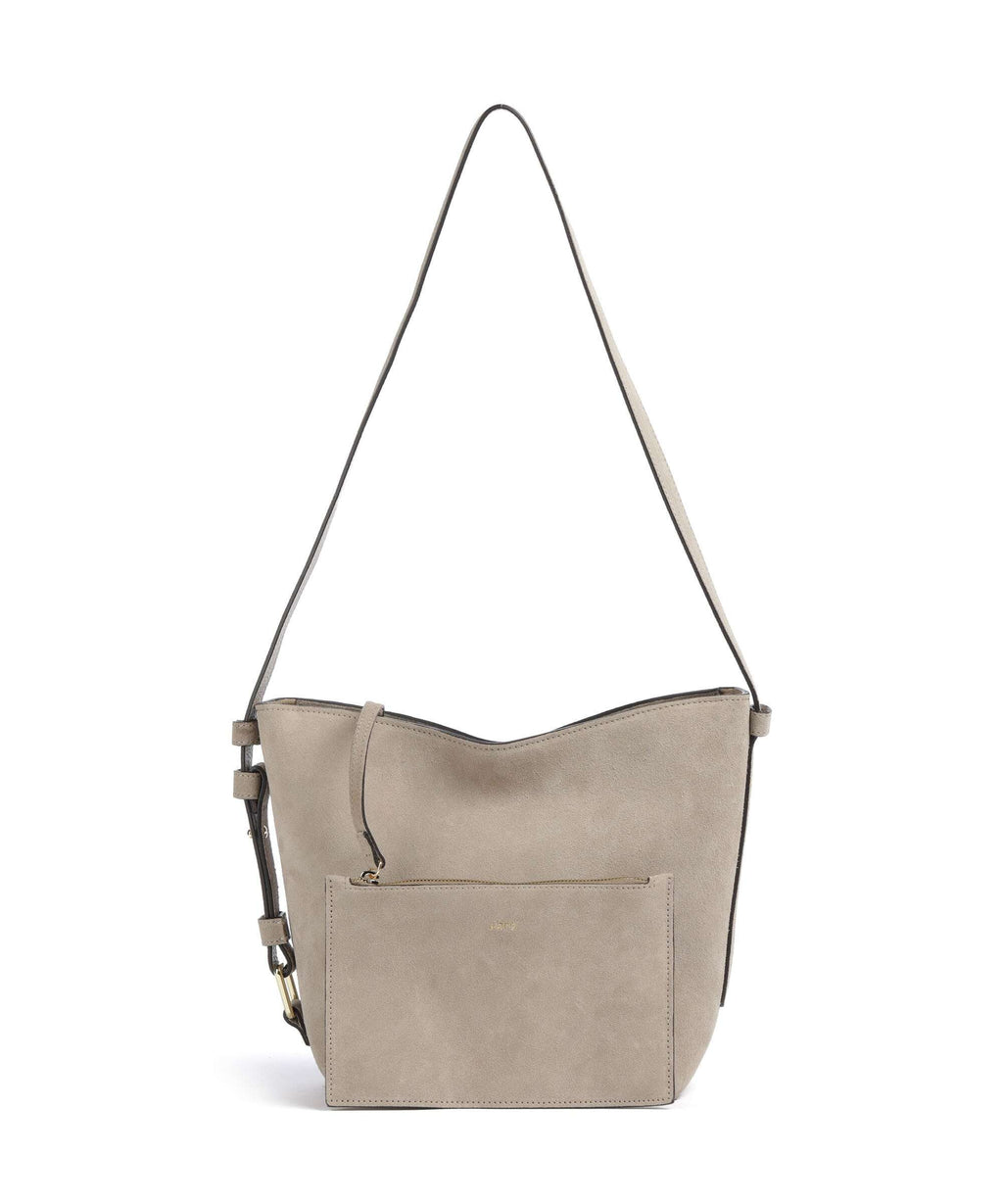Abro Suede Cosmo Bucket bag siena