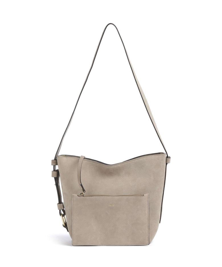 Abro Suede Cosmo Crossbody bag siena