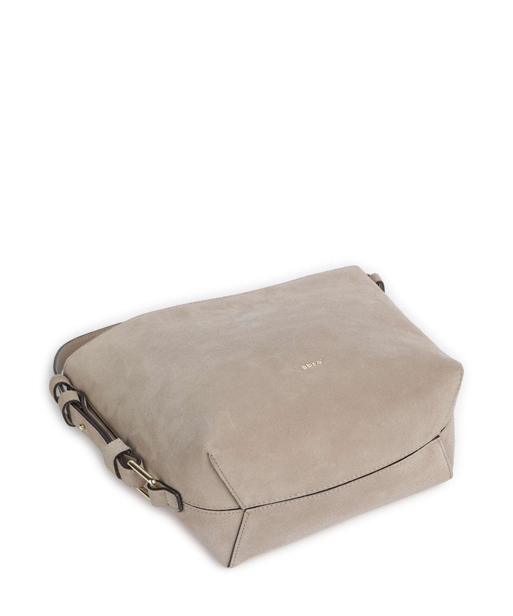 Abro Suede Cosmo Bucket bag siena