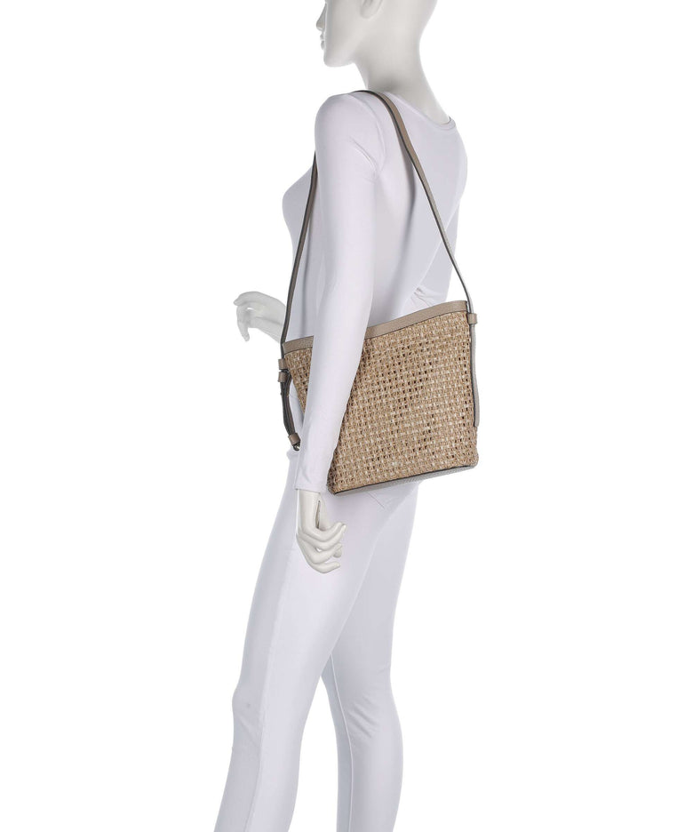 Abro Raffia Cordino Cosmo Bucket bag siena