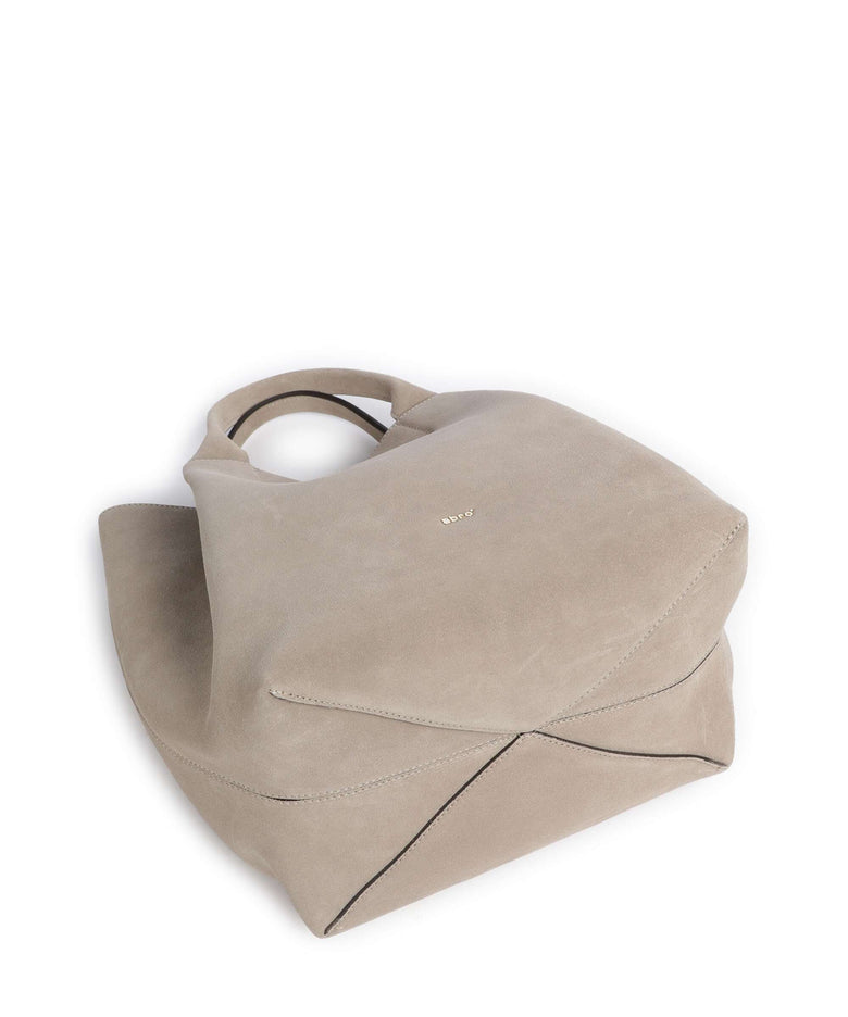Abro Suede Essential Medium Handbag siena