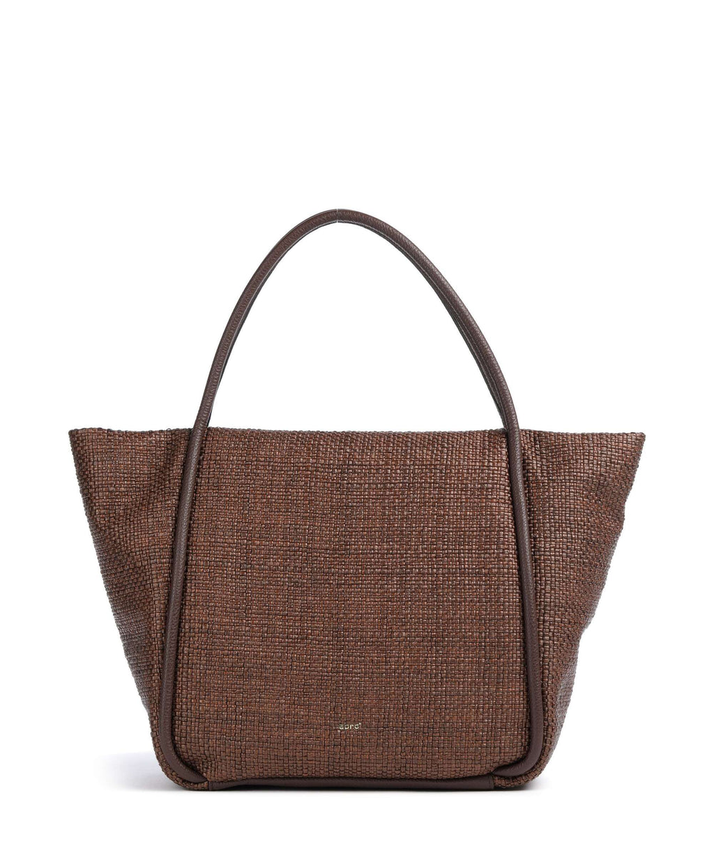 Abro Raffia Intreccio Willow Tote bag wood