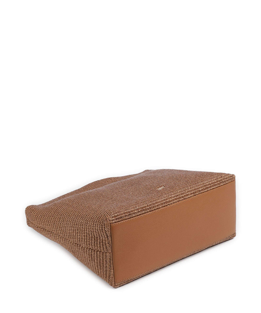 Abro Raffia Kaia Hobo bag caramel/cognac