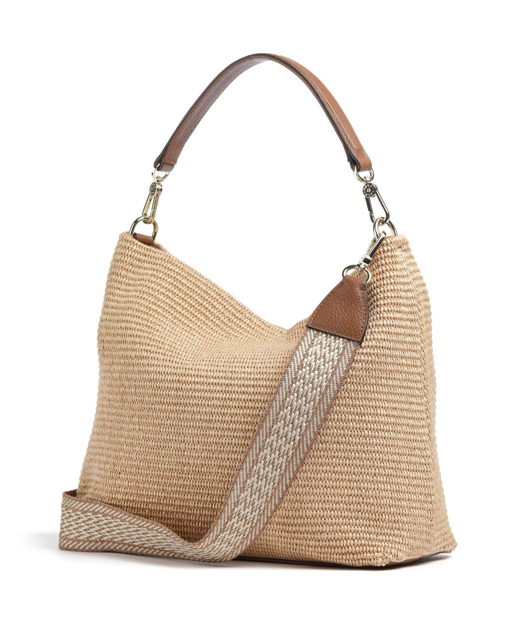 Abro Raffia Kaia Hobo bag natural