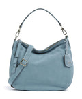 Abro Suede Juna Small Hobo bag sapphire