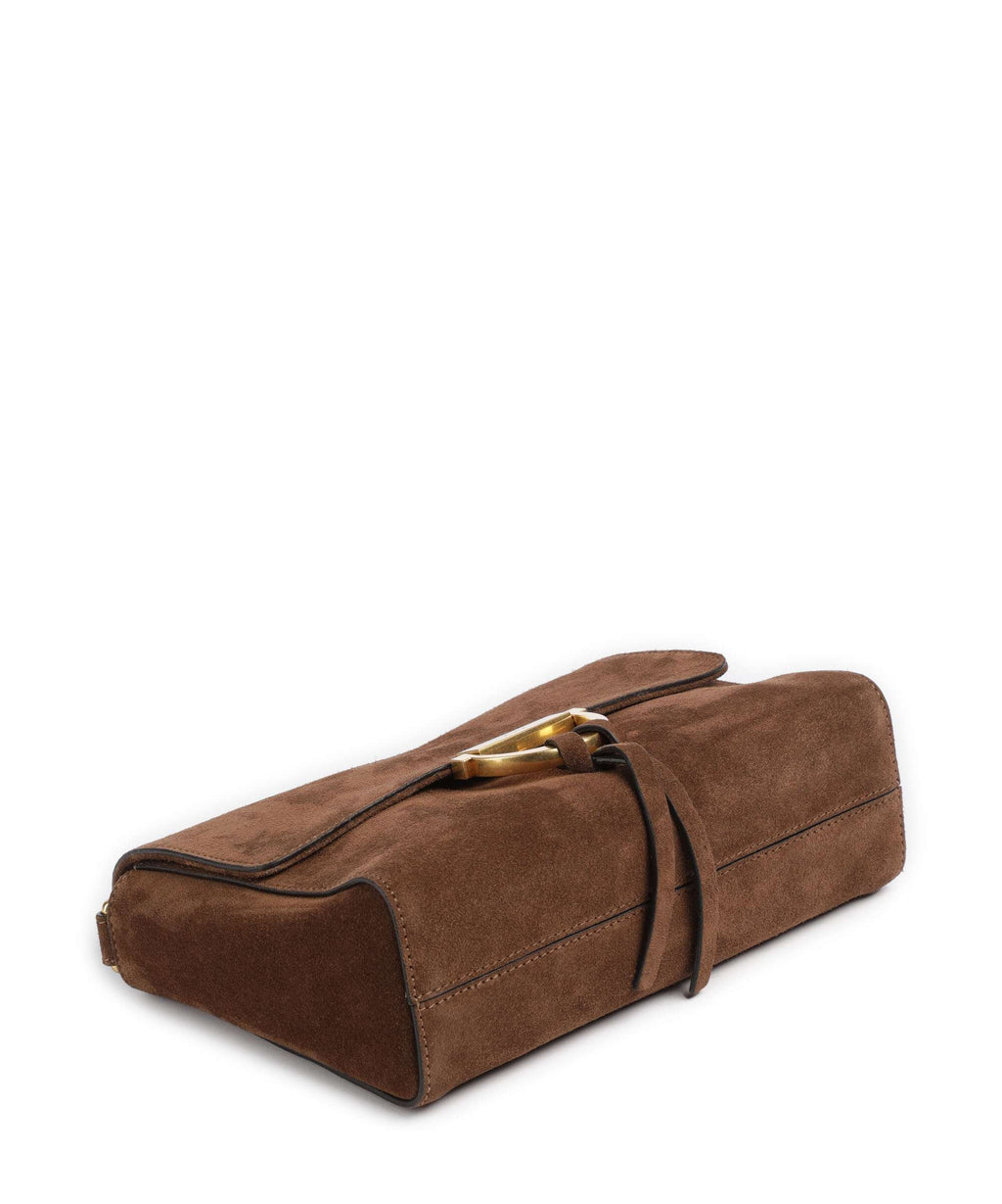 Abro Suede Temi Shoulder bag wood