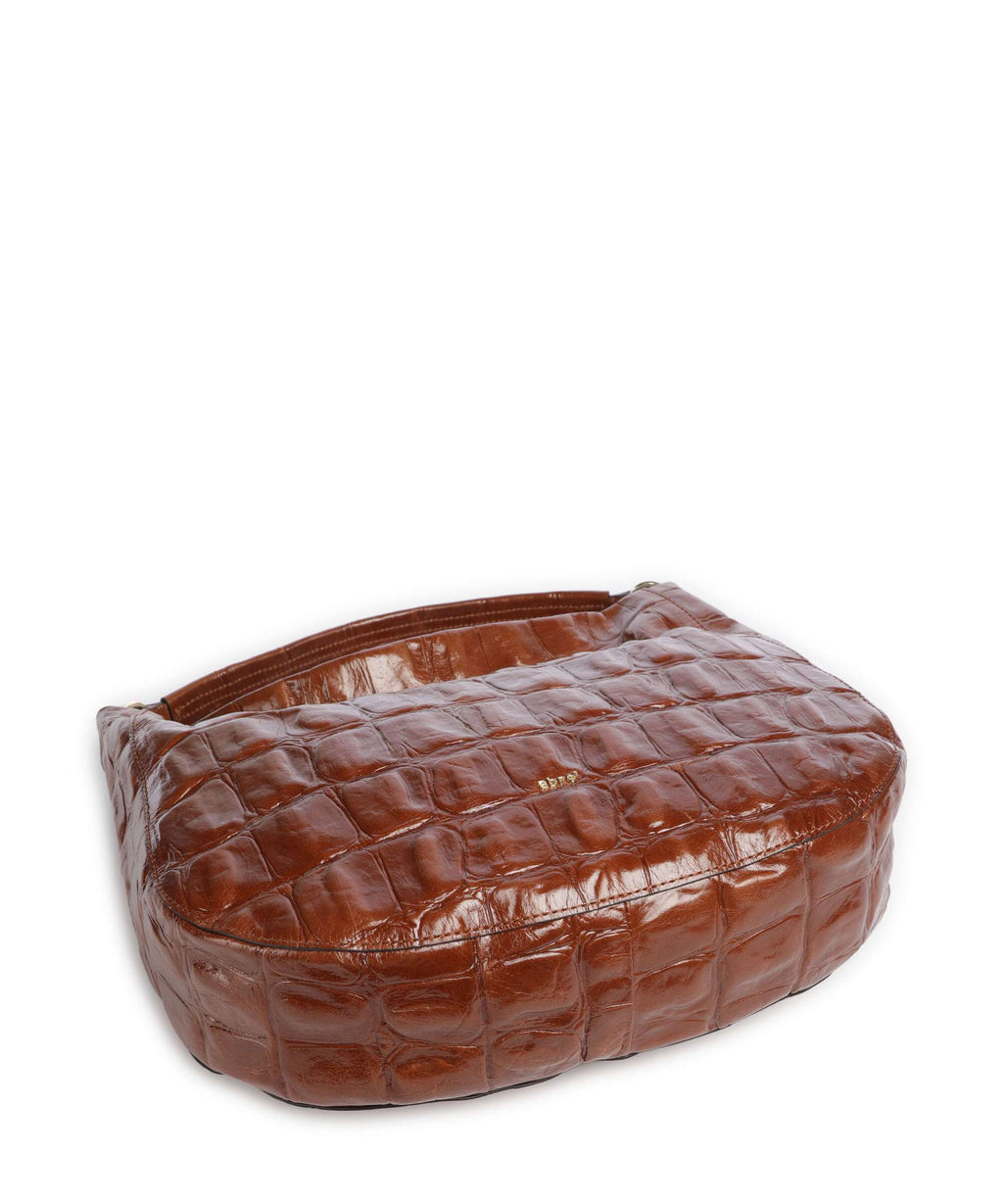 Abro Maxi Cocco Mia Hobo bag caramel/cognac