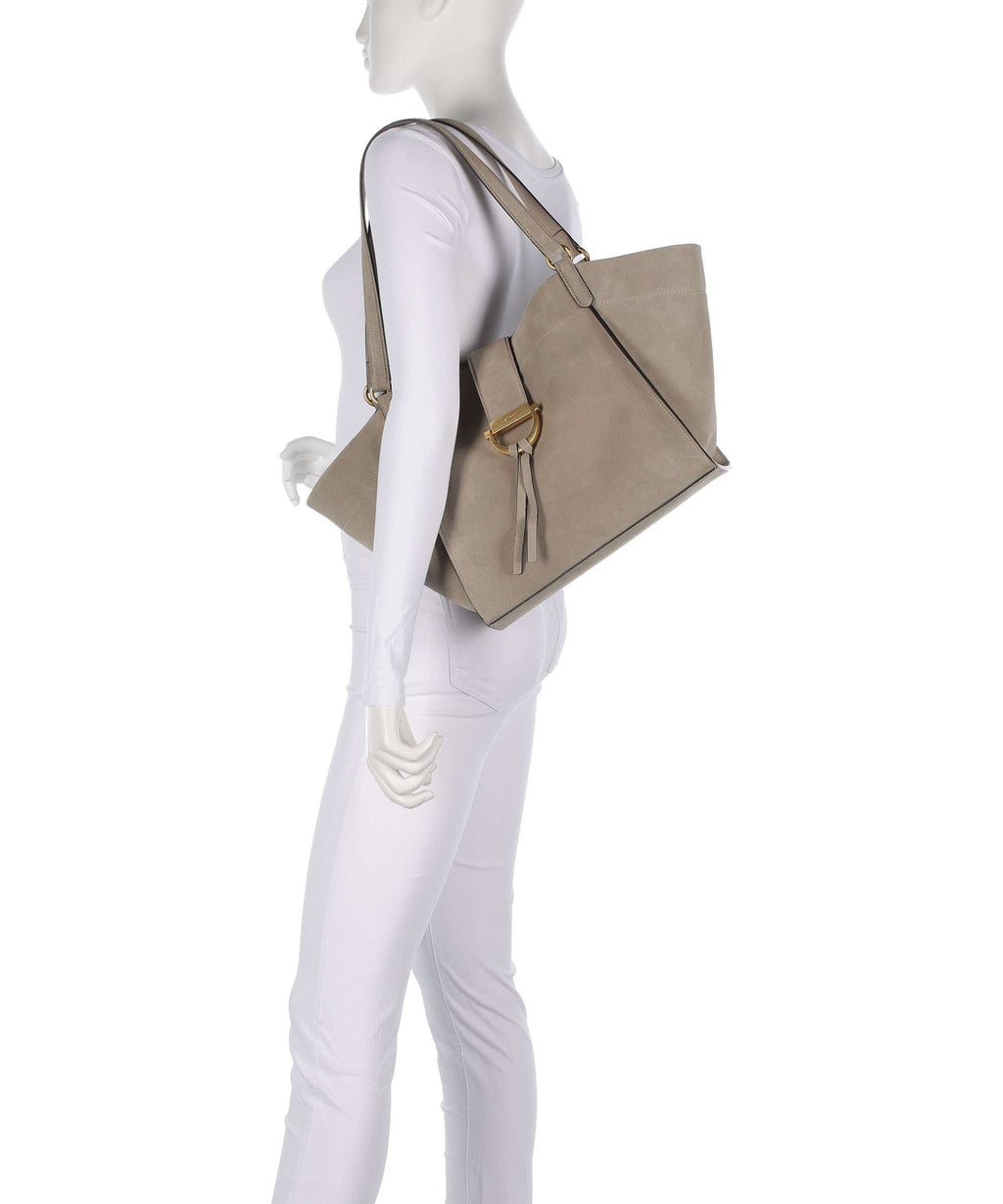 Abro Suede Temi Tote bag siena