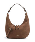 Abro Suede Nana Mini Hobo bag wood