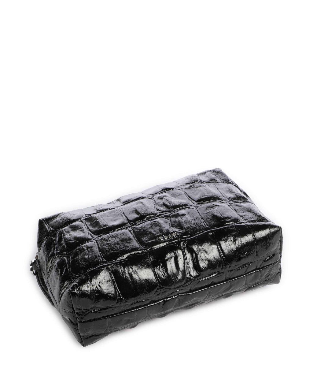 Abro Maxxi Cocco Kaia Crossbody bag black/nickel