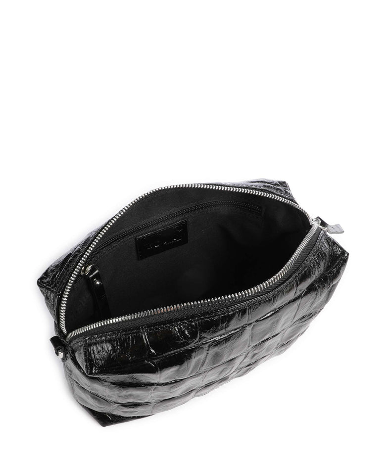 Abro Maxxi Cocco Kaia Crossbody bag black/nickel