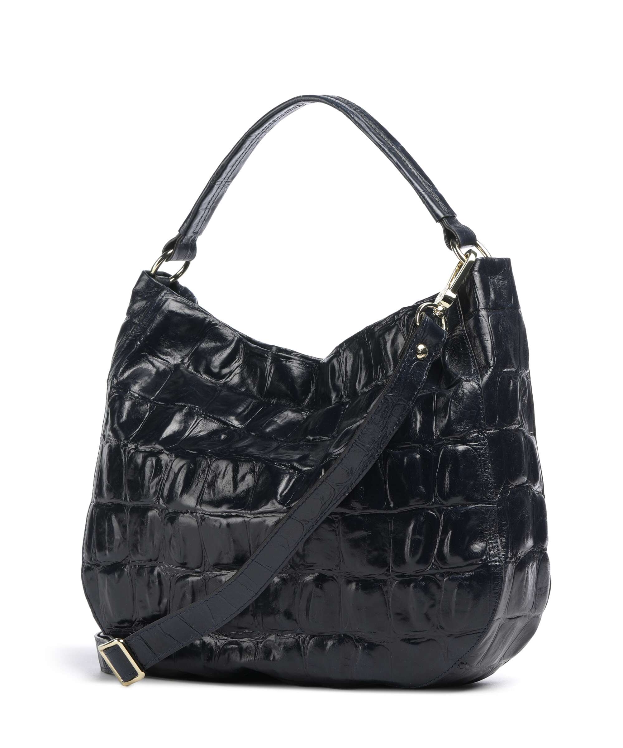 Abro Maxxi Cocco Mia Hobo bag navy