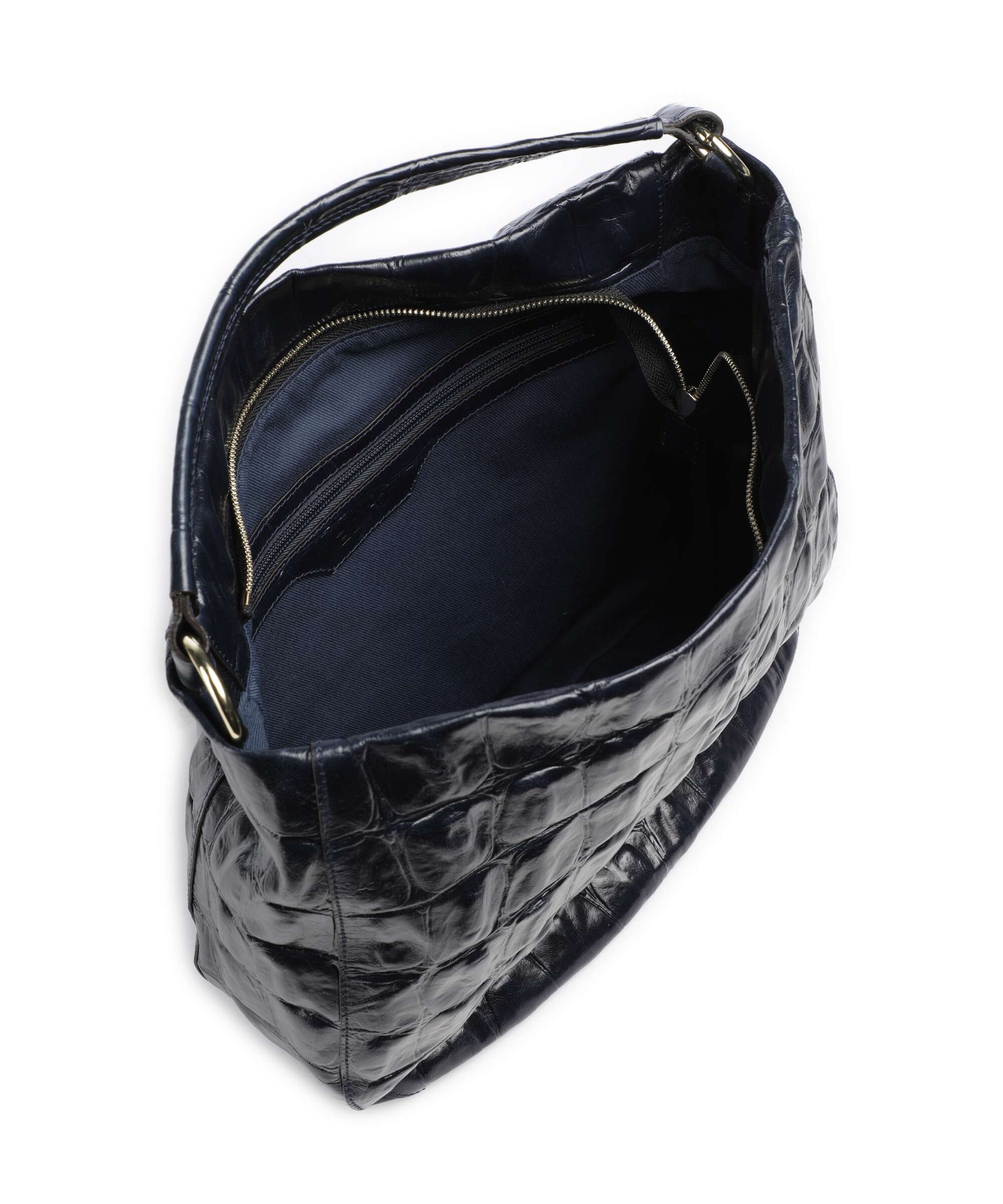 Abro Maxxi Cocco Mia Hobo bag navy