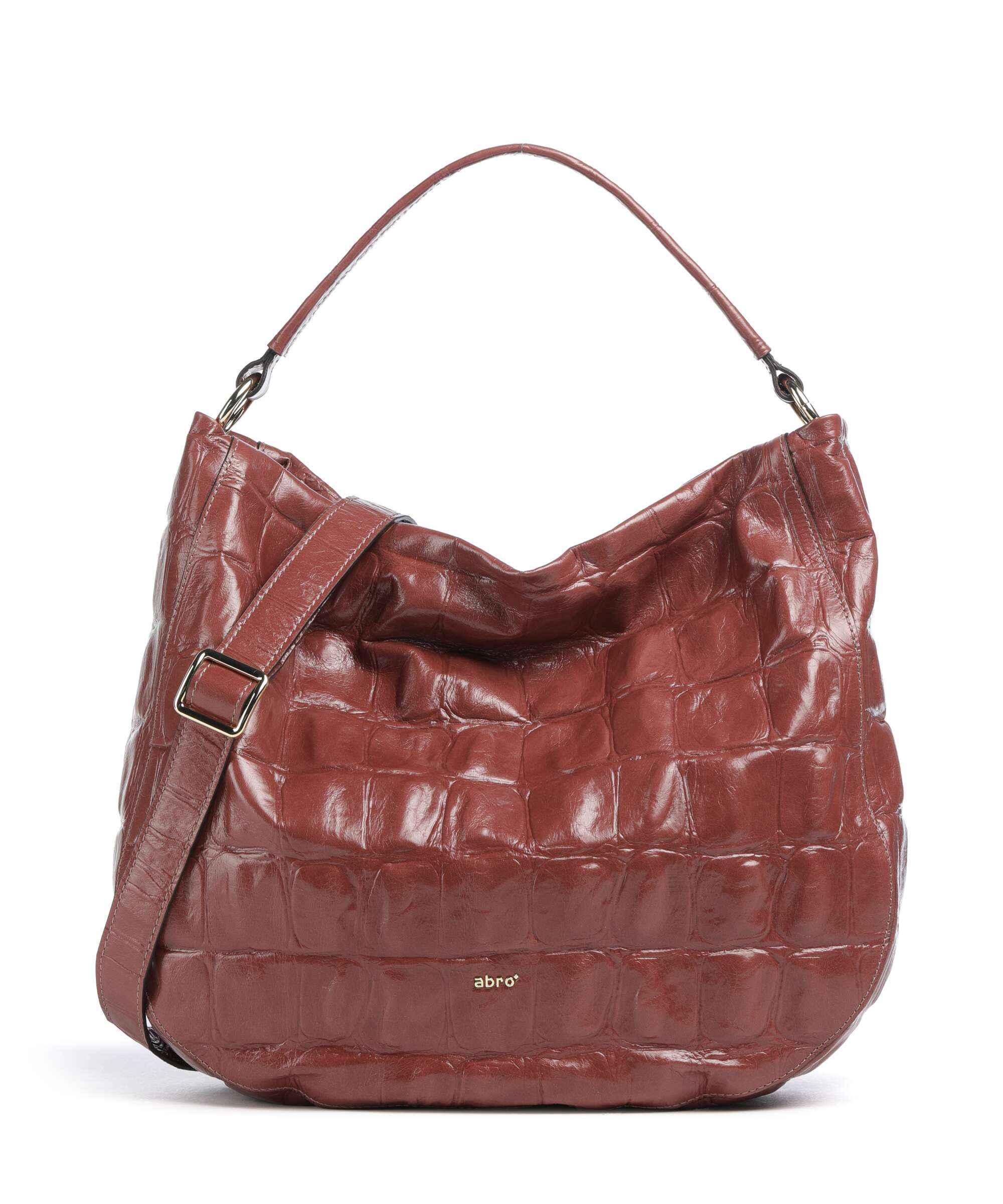 Abro Maxxi Cocco Mia Hobo bag rosewood