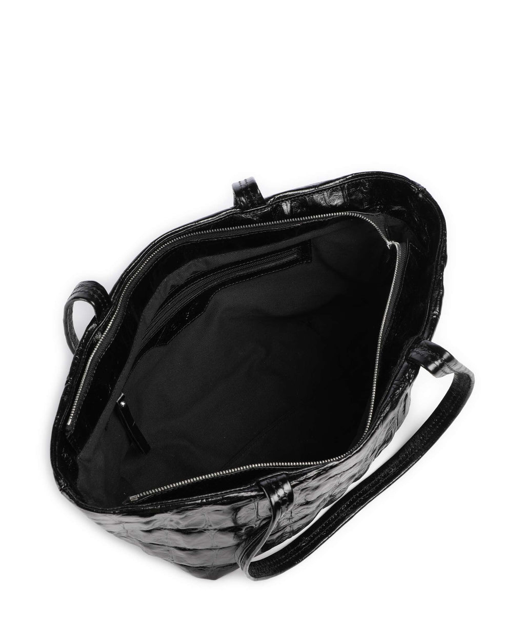 Abro Maxxi Cocco Alba Tote bag black/nickel