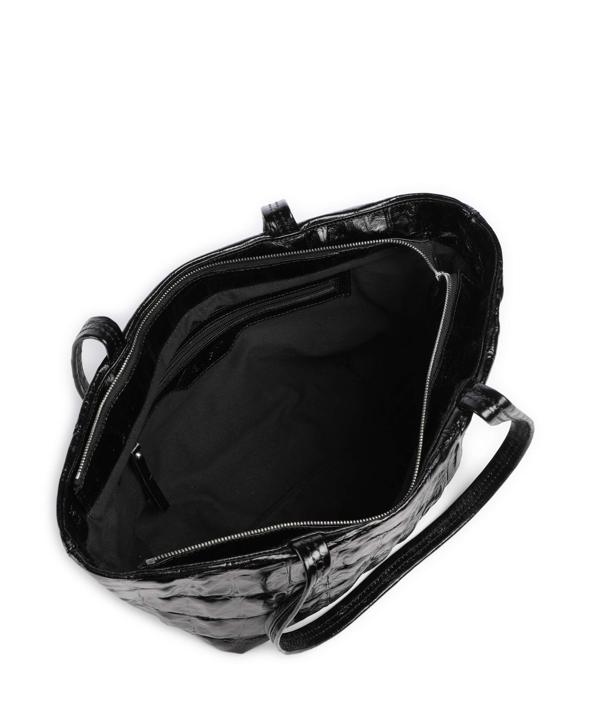Abro Maxxi Cocco Alba Tote bag black/nickel