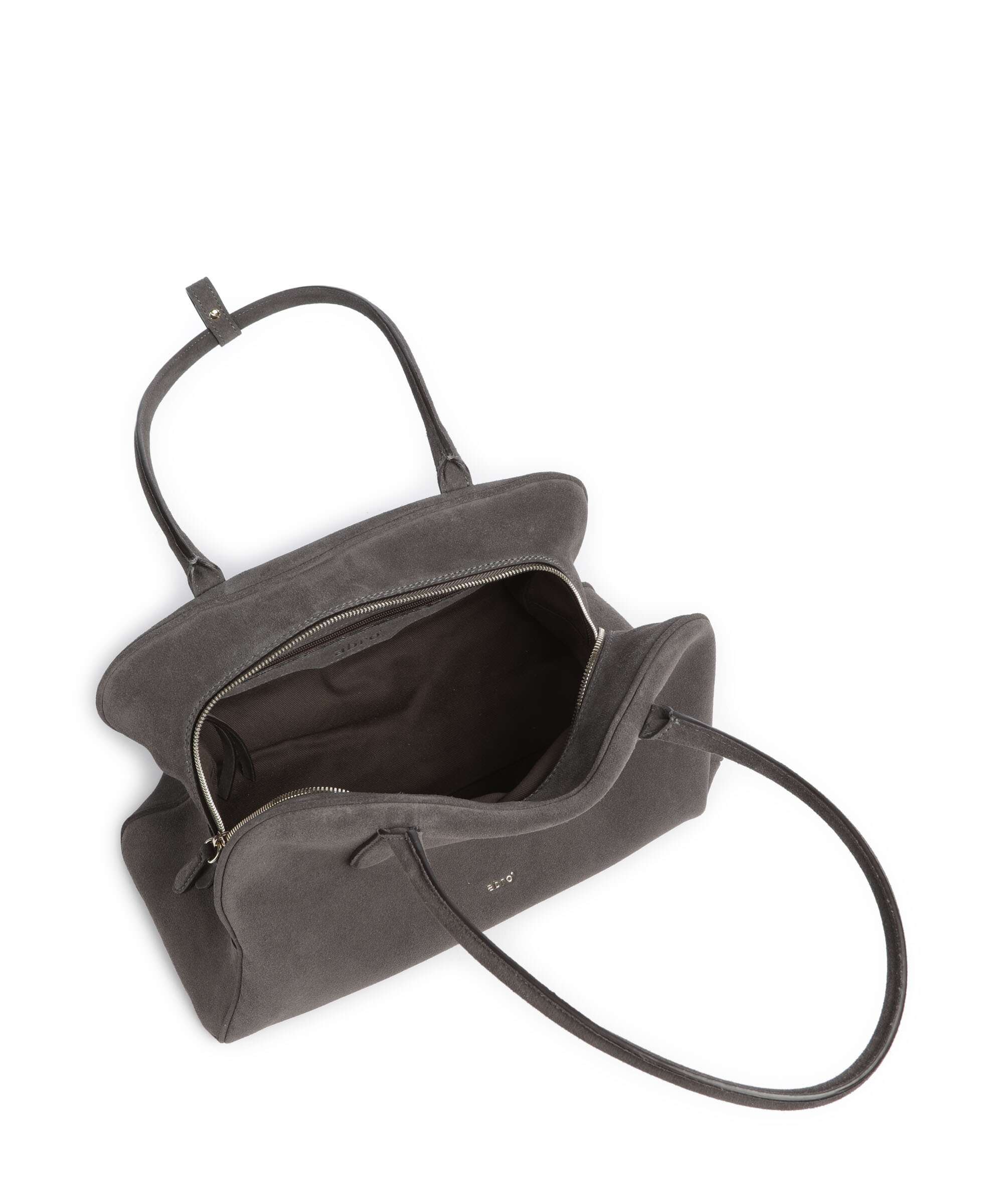 Abro Suede Amara Shoulder bag grey