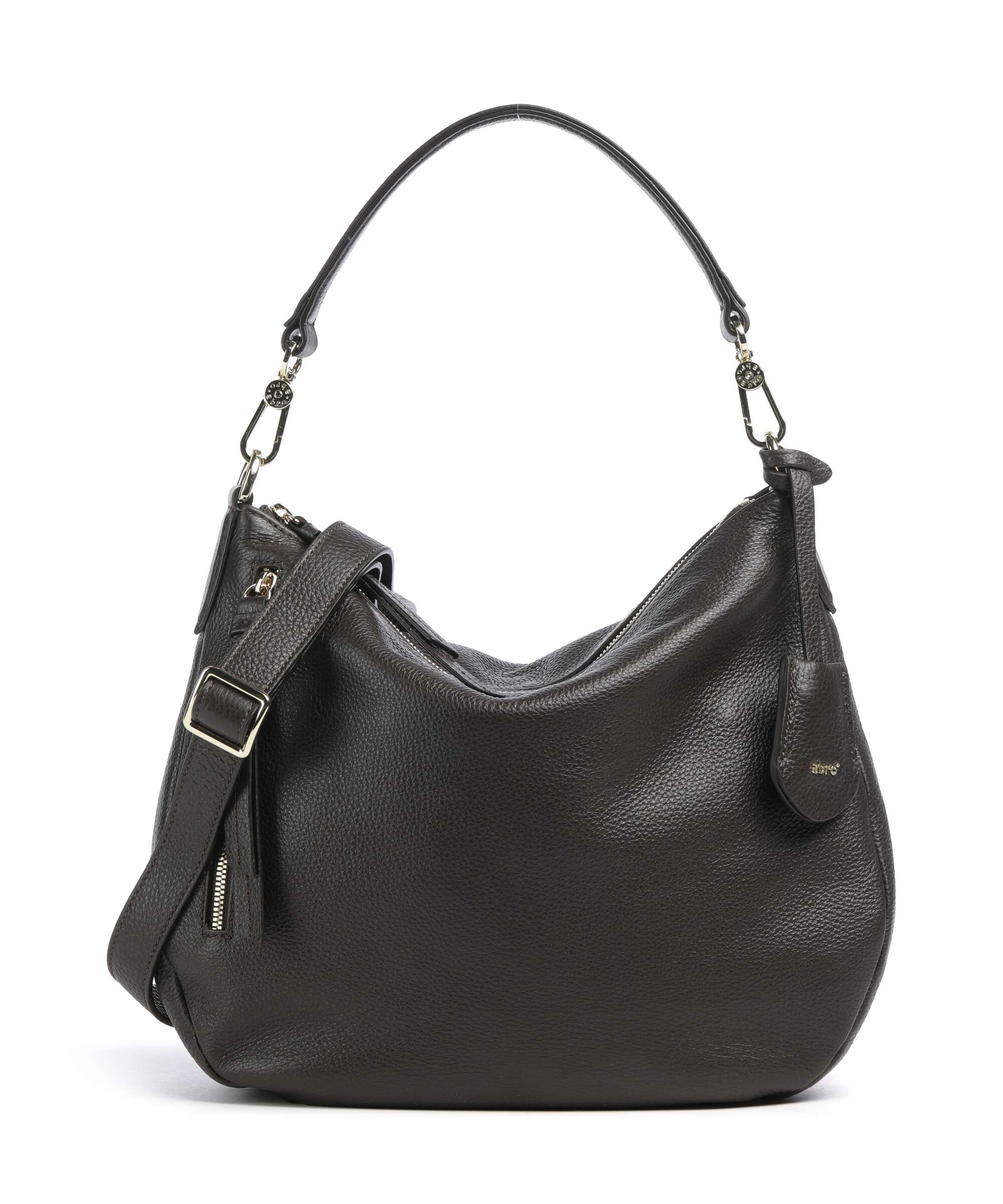 Abro Adria Juna Small Hobo bag dark brown