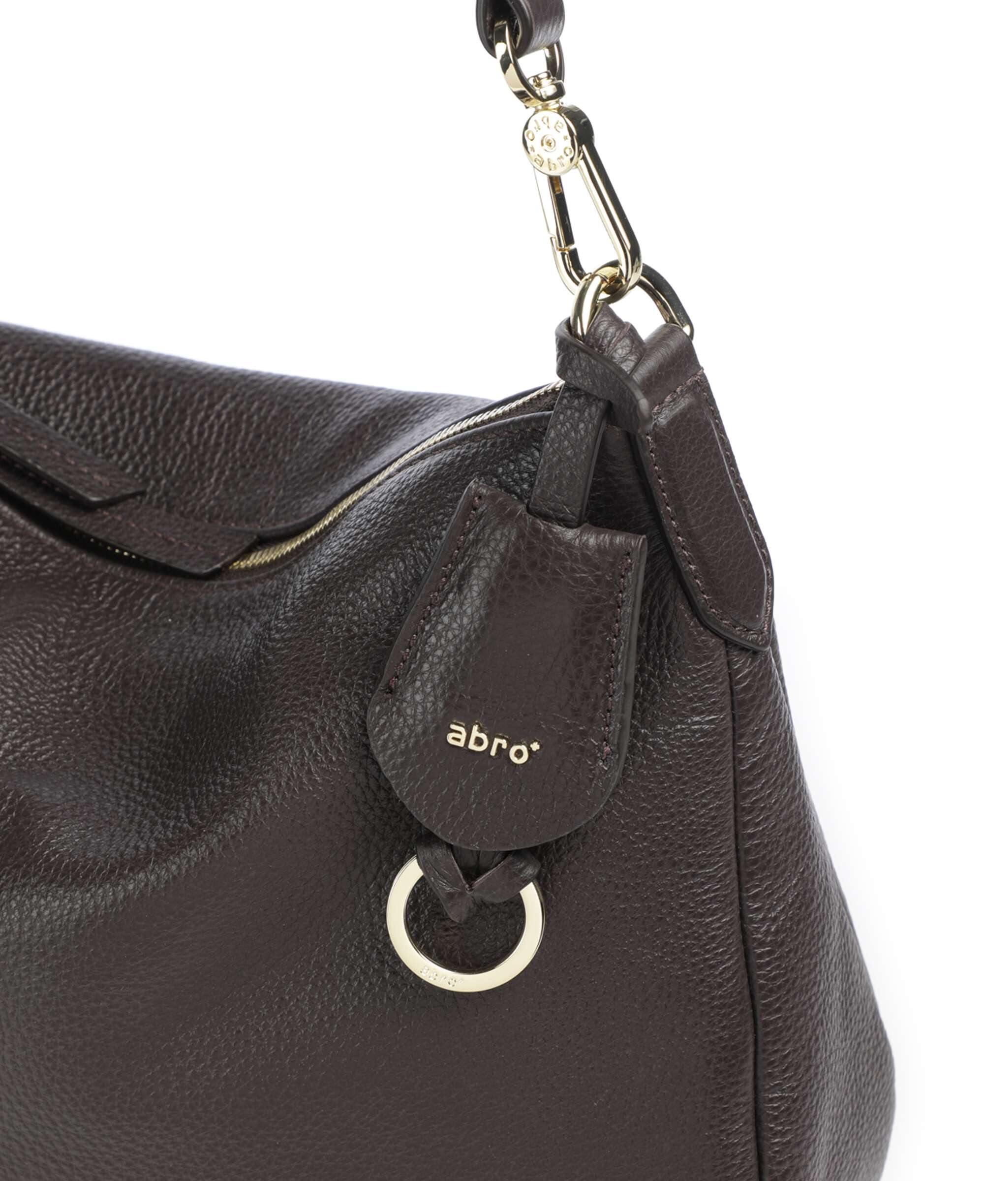 Abro Adria Juna Small Hobo bag dark brown