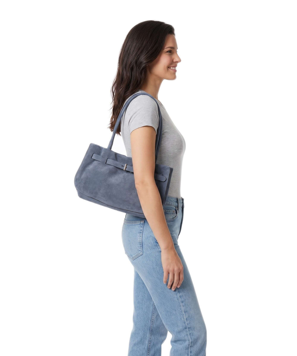 Abro Suede Jill Shoulder bag jeans