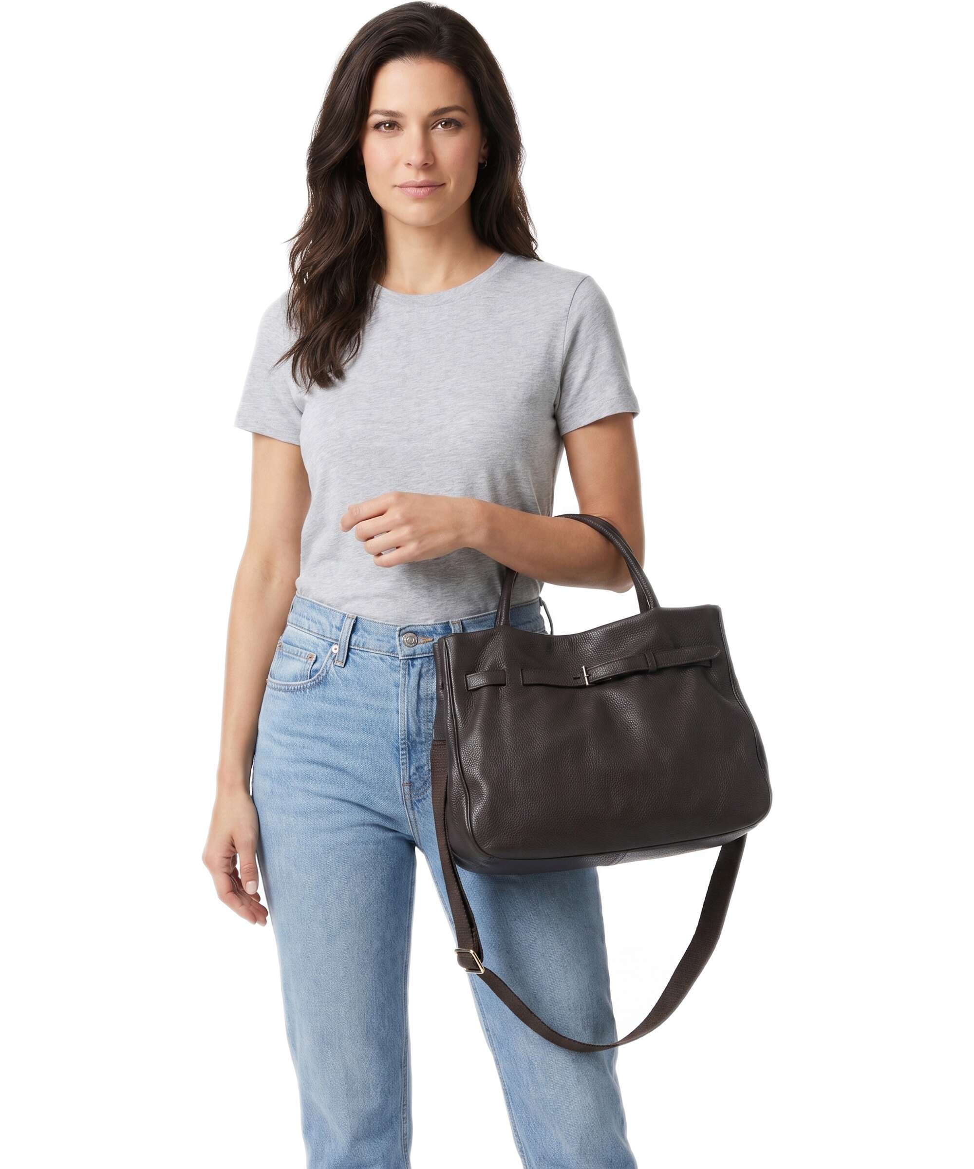 Abro Dalia Jill Handbag dark brown