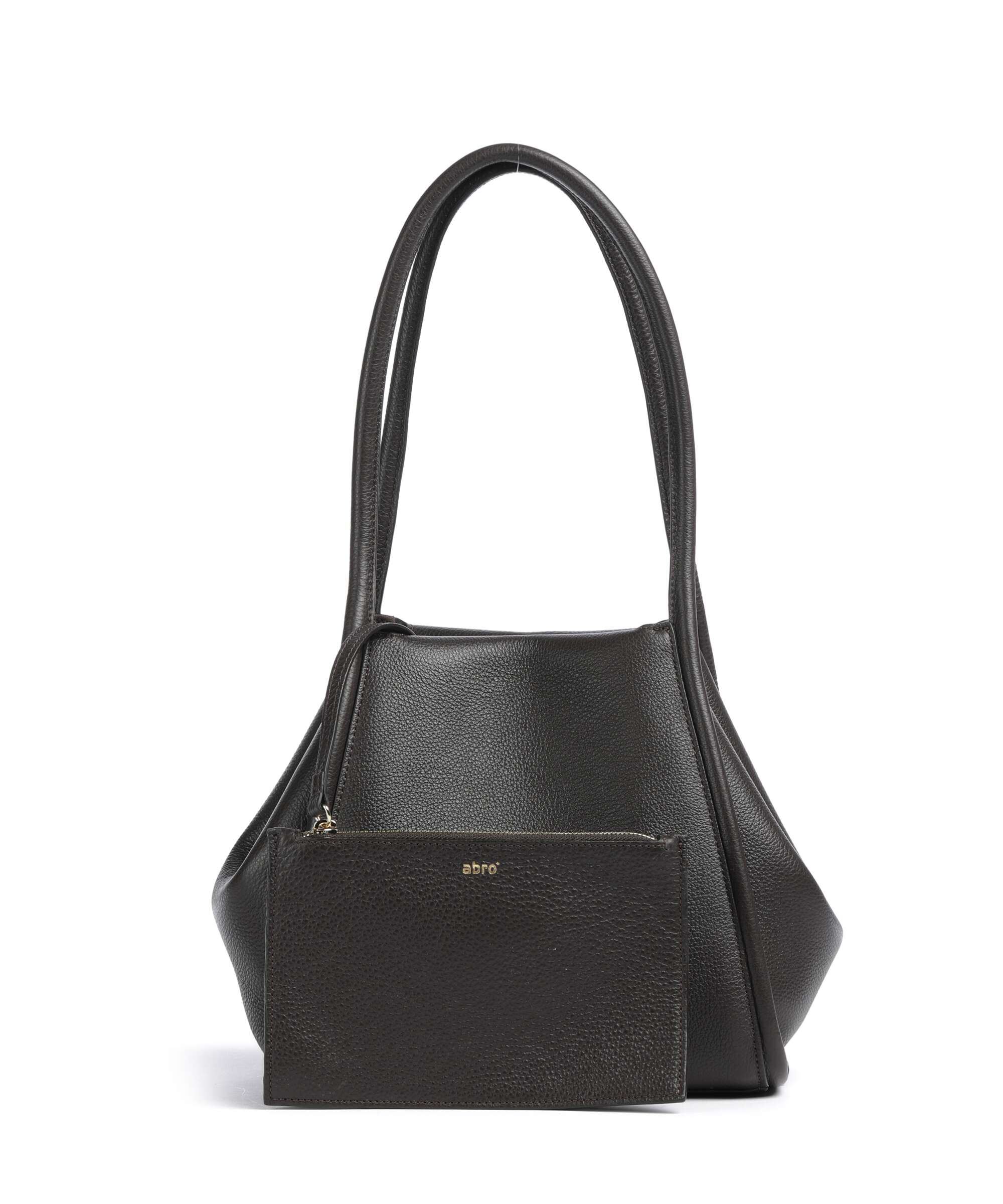 Abro Agave Willow Small Tote bag dark brown
