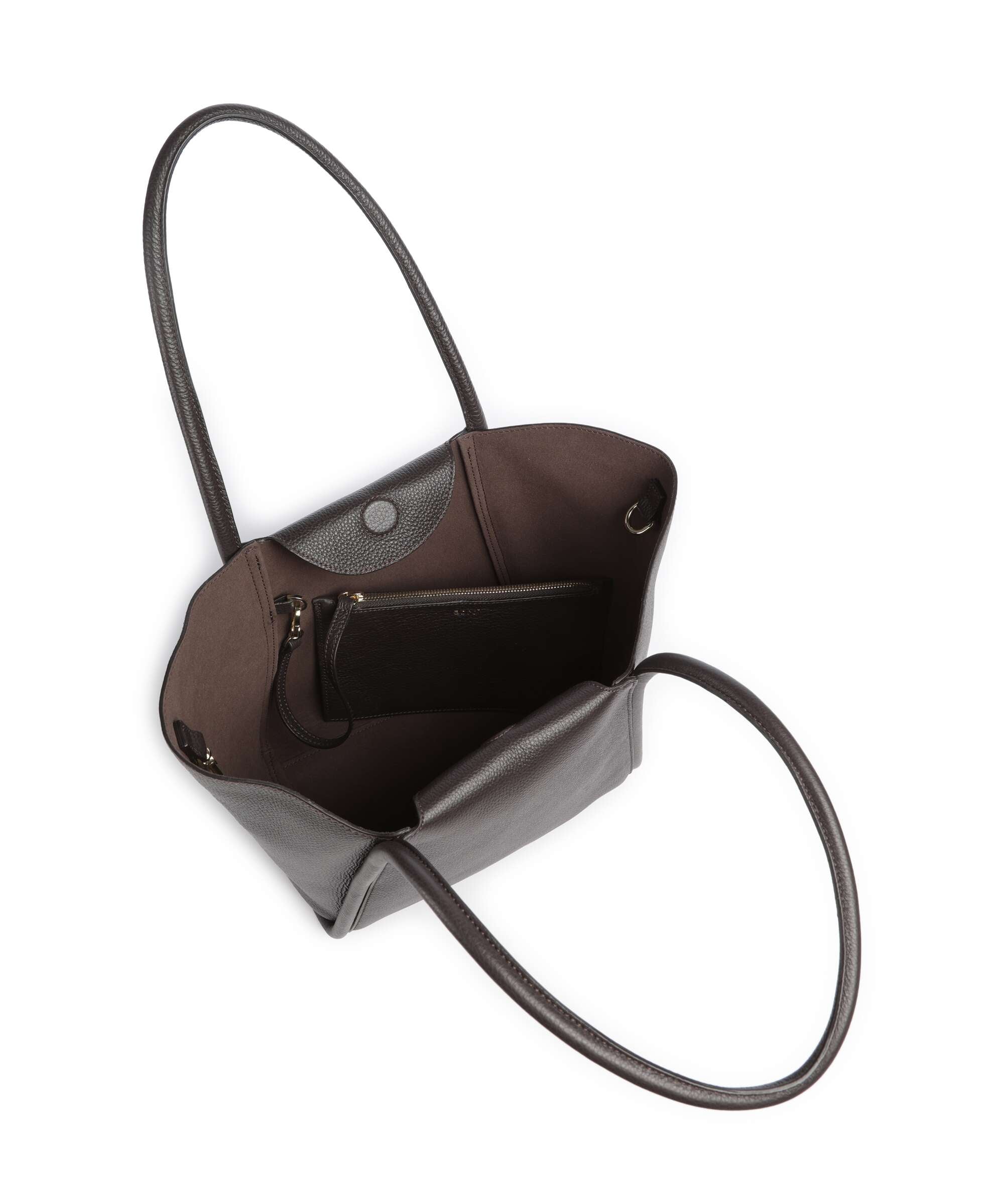 Abro Agave Willow Small Tote bag dark brown
