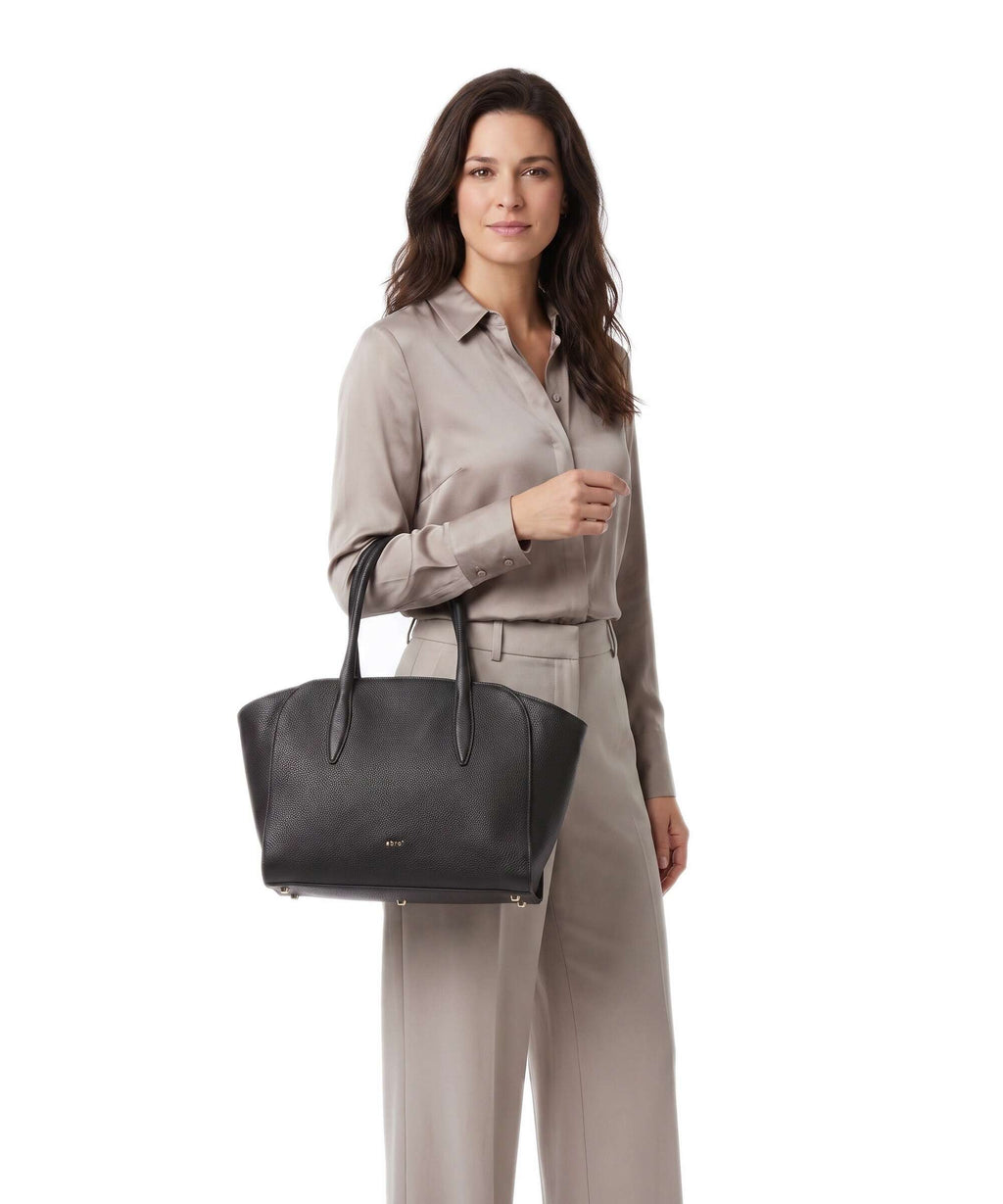Abro Agave Blossom Small Handbag dark brown