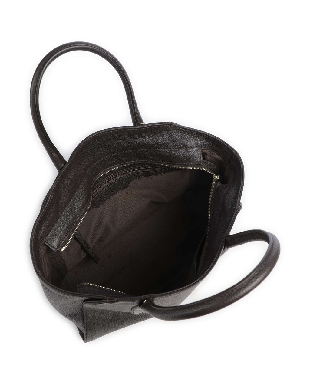 Abro Agave Blossom Small Handbag dark brown
