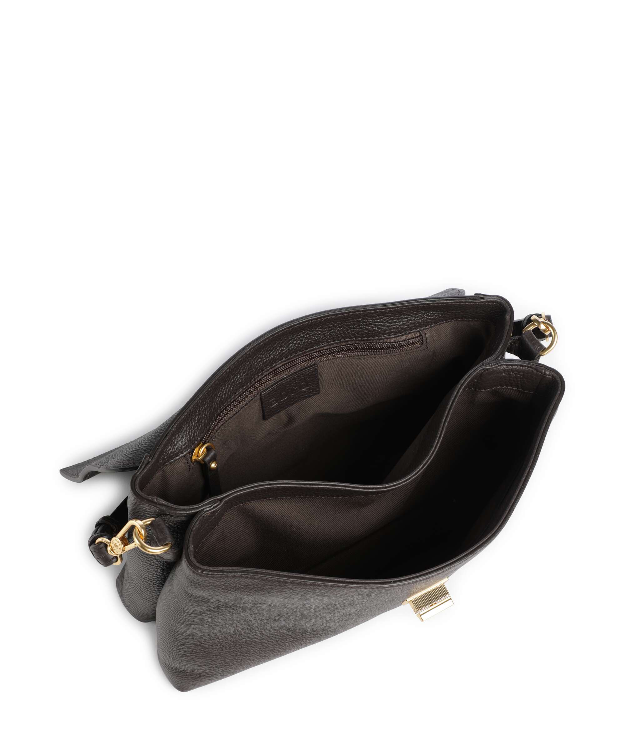 Abro Agave Twist Shoulder bag dark brown