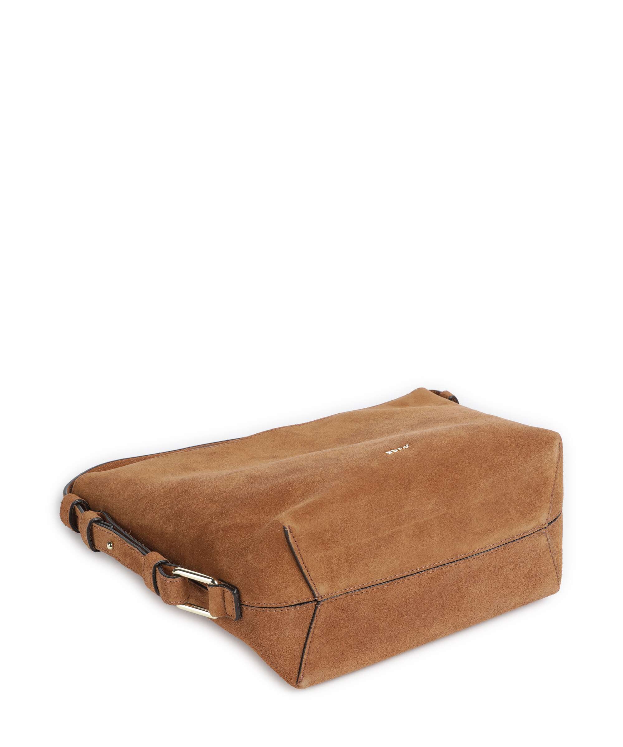 Abro Suede Cosmo Hobo bag cuoio