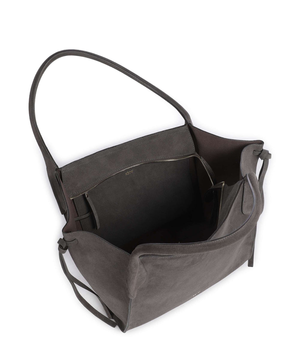 Abro Suede Vibe Big Tote bag grey