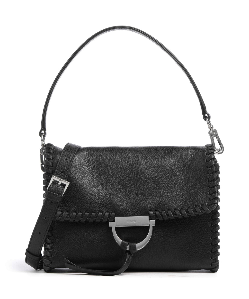 Abro Dalia Temi Stitch Shoulder bag black/nickel