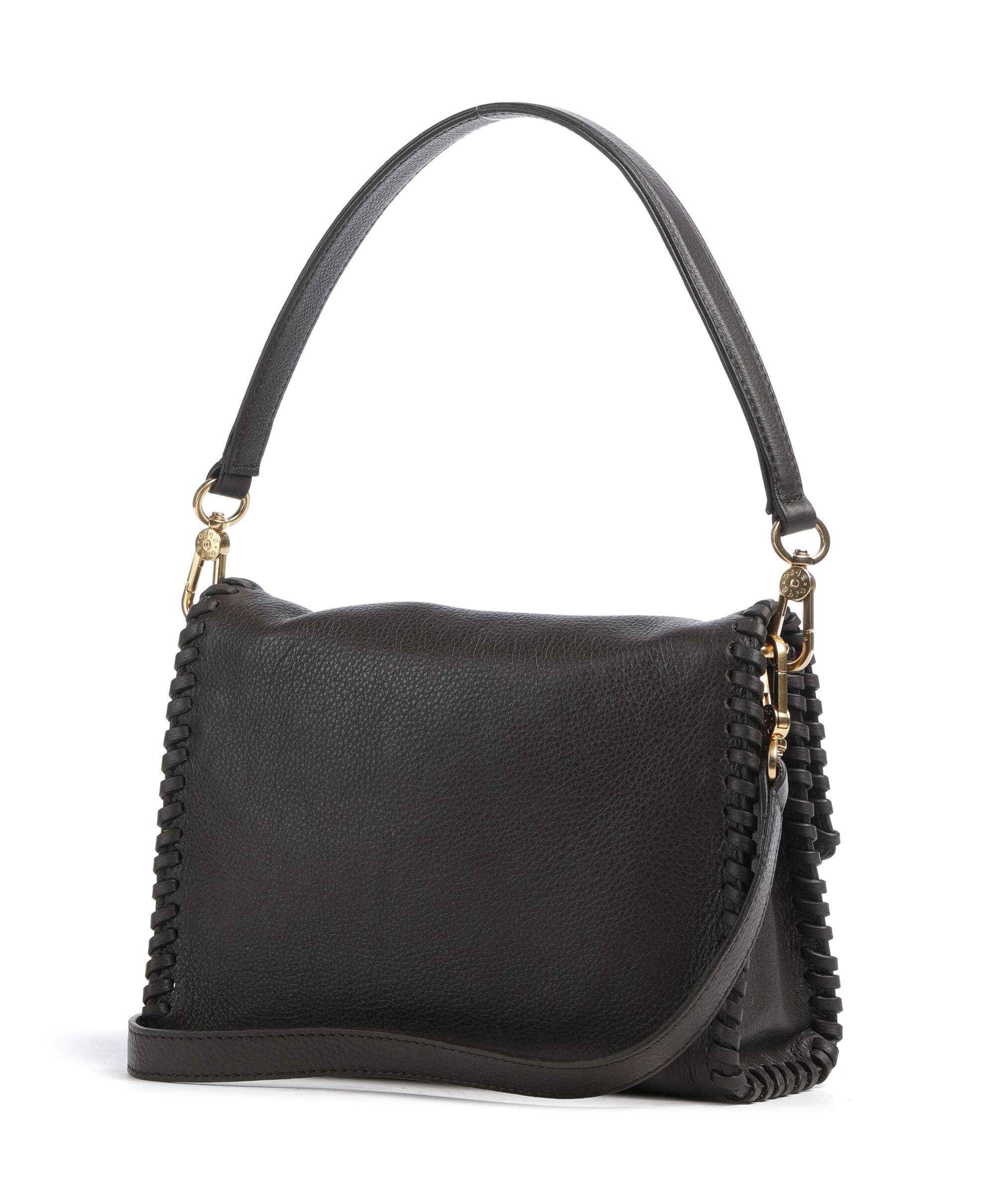 Abro Dalia Temi Stitch Shoulder bag dark brown