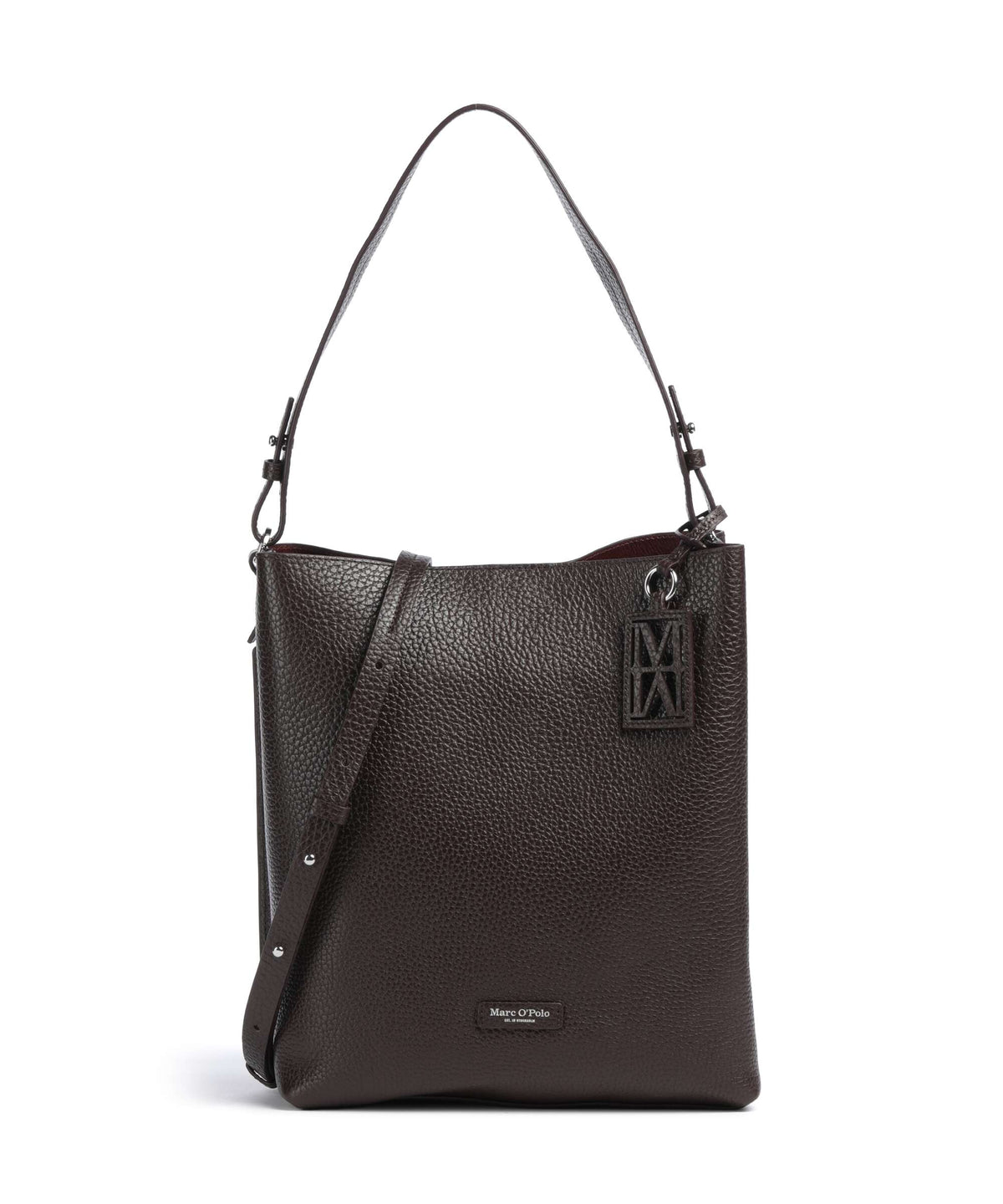 Marc O'Polo Brinja M Hobo bag black cherry