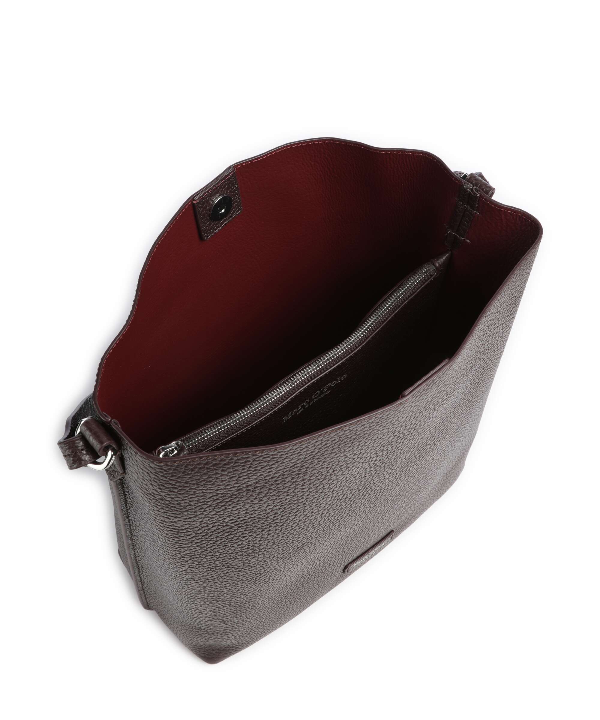 Marc O'Polo Brinja M Hobo bag black cherry