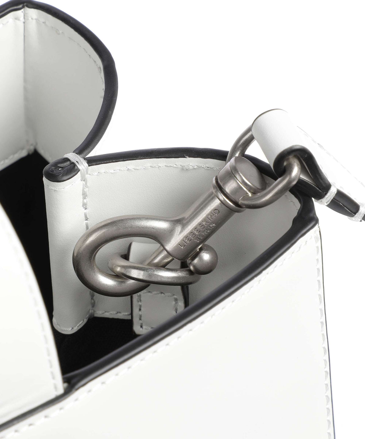 Liebeskind Paper Bag Logo Carter M Handbag offwhite