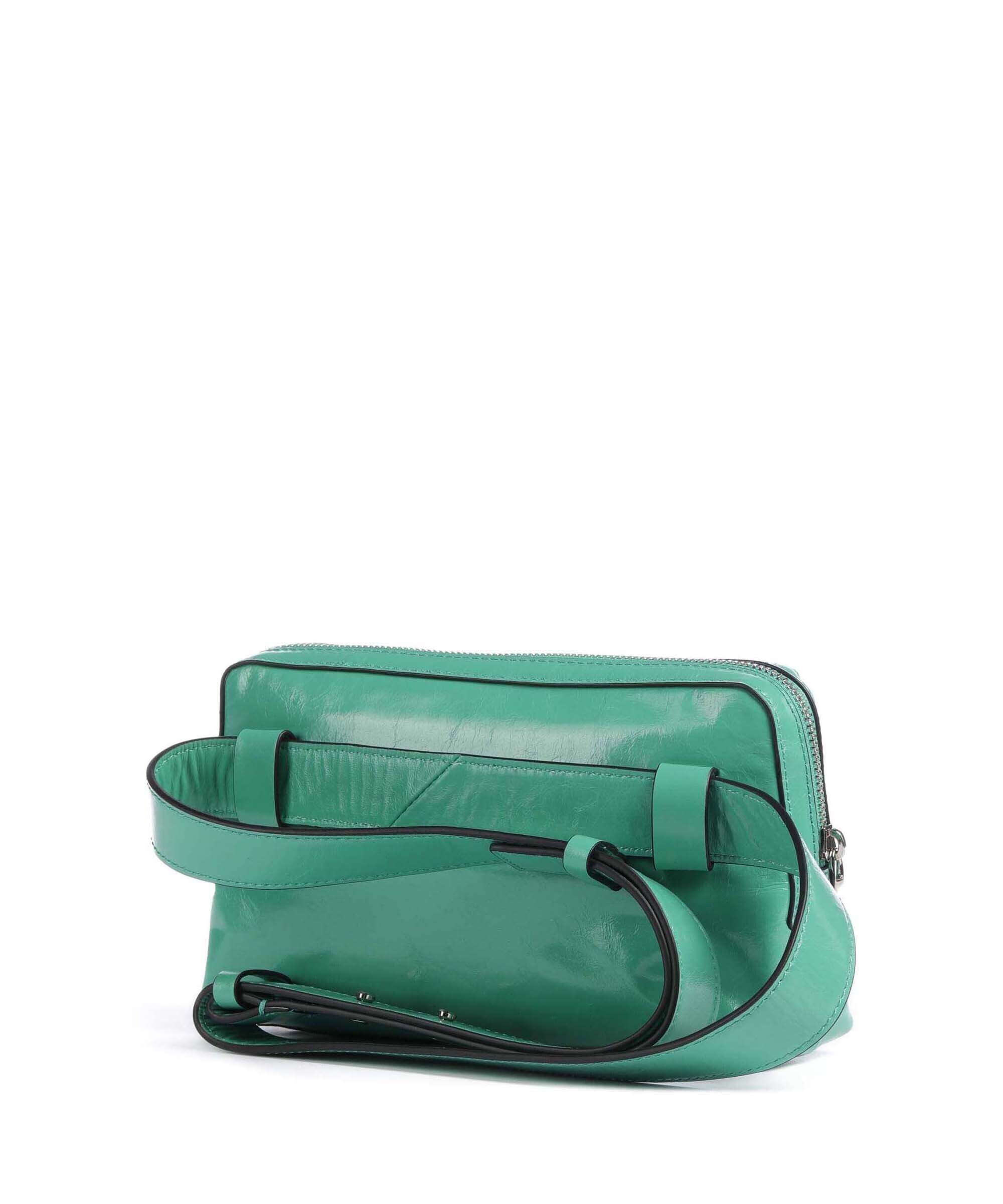 Liebeskind Elvira Paper Touch Crinkle Belt bag jade