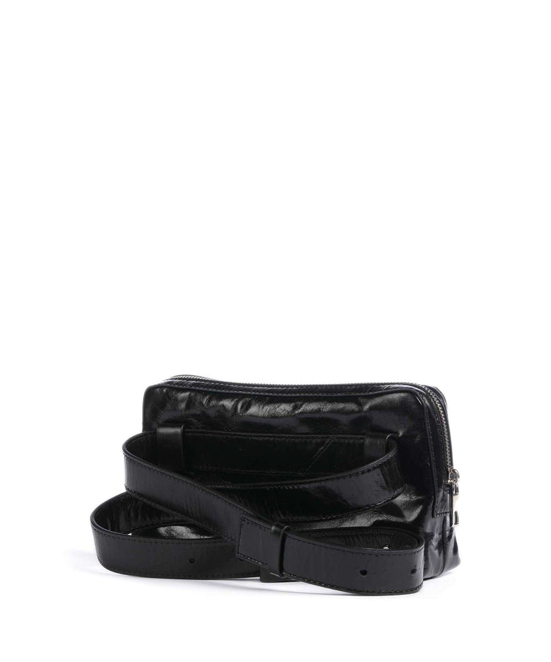Liebeskind Elvira Paper Touch Crinkle Belt bag black