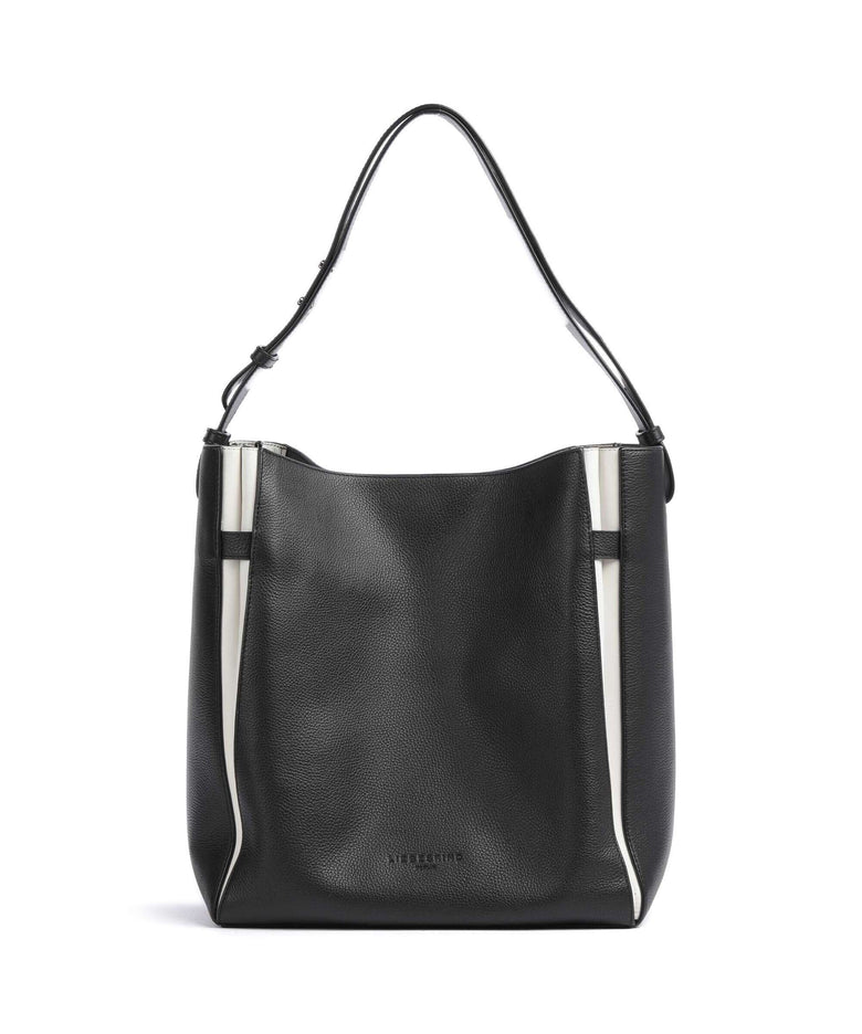 Liebeskind Hilla Small Pebble L Hobo bag black